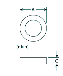 Wash-Away spacer ring diagram